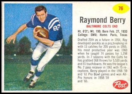 76 Raymond Berry